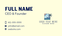 Tropical Mountain Resort Business Card