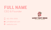 Camellia Flower Alabama Business Card Design