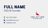 National American Eagle Business Card Design