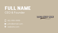 Scribble Business Card example 4