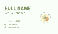 Floral Leaf Garden Business Card