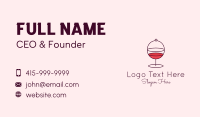 Bartender Business Card example 2