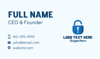 Locksmith Acoustic Guitar  Business Card