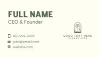 Tree Book Library Business Card