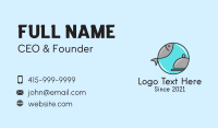 Fish Restaurant Bell Business Card Design