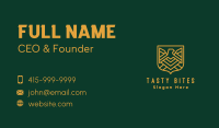 Coat Of Arms Business Card example 1