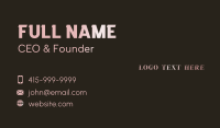 Premium Generic Brand Business Card