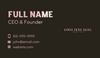 Premium Generic Brand Business Card