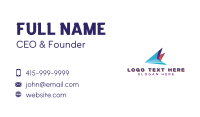 Plane Shipping Delivery Business Card Design