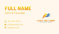 Lightning Thunder Plug Business Card