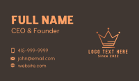 Bronze Jewelry Crown Business Card