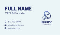 Blue Time Reel  Business Card
