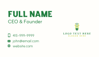 Leaf Vine Shovel Landscaping Business Card