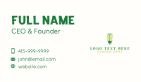 Leaf Vine Shovel Landscaping Business Card Design