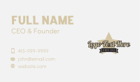 Star Sports Team Wordmark Business Card
