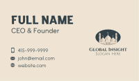 Oval Mosque Badge Business Card