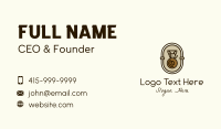 Cafe Barista Uniform Business Card Design