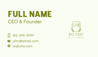 Organic Kombucha Jar Business Card