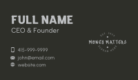 Diamond Graffiti Wordmark Business Card