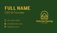 Islamic Mosque Structure Business Card