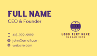 Violet Star Fashion Letter Business Card Design