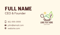 Tea Business Card example 4