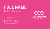 Bow Business Card example 2