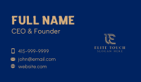 Luxury Premium Letter E Business Card Image Preview