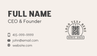 Barber Haircut Grooming Business Card