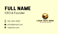 Summer Beach Travel Business Card