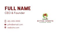 Quarterback Football Player Business Card