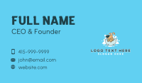 Dog Pet Bath Business Card