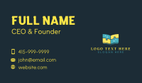 Book Puzzle Learning Business Card