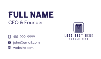 Folded Tshirt Apparel Business Card