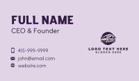 Tour Bus Transportation Business Card Design