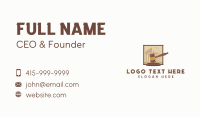 Justice Law Hammer Business Card Design