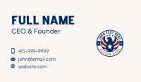 Patriotic Military Eagle  Business Card