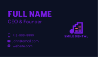 High Note Music Bars Business Card