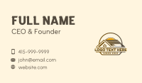 Property Residence Roof Business Card