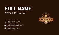 Bull Ranch Horn Business Card