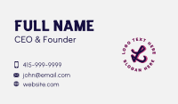 Clothing Business Card example 3