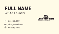 Mountain Camping Tour  Business Card