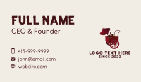 Chocolate Food Cart Business Card