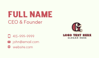 College Business Card example 4