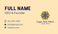 Moroccan Floral Tile  Business Card