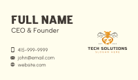 Bee Insect Honeycomb Business Card