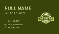 Industrial Saw Blade Logging Business Card Design