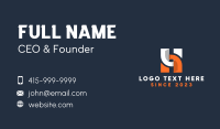 Software Technician Letter H Business Card