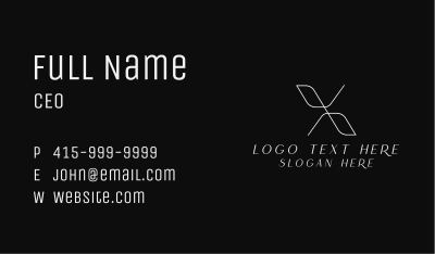 Couture Fashion Event Stylist  Business Card