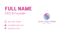 Gradient Global Letter S Business Card
